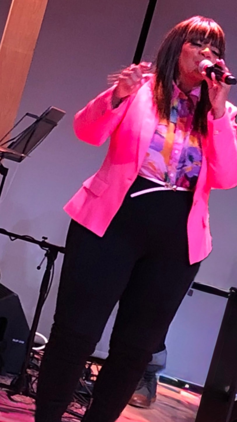 Stephanie Marinello on stage